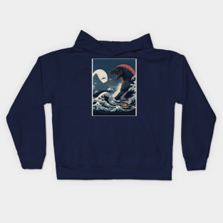 Kanagawa Monster Kids Hoodie